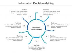 Information decision making ppt powerpoint presentation styles background image cpb