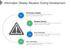 Information display situation during development deployment favorite conditions