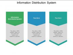 Information distribution system ppt powerpoint presentation gallery shapes cpb