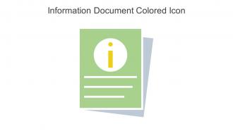 Information Document Colored Icon In Powerpoint Pptx Png And Editable Eps Format