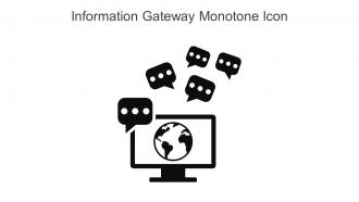 Information Gateway Monotone Icon In Powerpoint Pptx Png And Editable Eps Format
