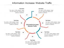 Information increase website traffic ppt powerpoint presentation gallery professional cpb