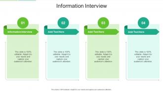Information Interview In Powerpoint And Google Slides Cpb