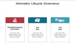 Information lifecycle governance ppt powerpoint presentation slides good cpb