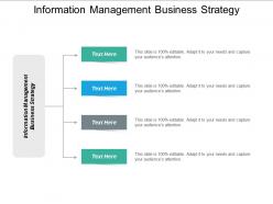 Information management business strategy ppt powerpoint presentation infographics cpb
