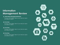 Information management review ppt powerpoint presentation show tips