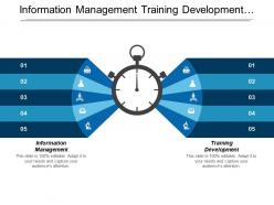 Information management training development business opportunities content marketing cpb