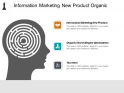 Information marketing new product organic search engine optimization cpb