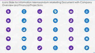Information Memorandum Marketing Document With Company Overview And Financial Projections Ppt Template