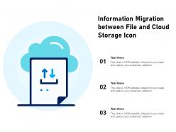 Information migration between file and cloud storage icon