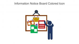 Information Notice Board Colored Icon In Powerpoint Pptx Png And Editable Eps Format