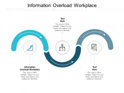 Information overload workplace ppt powerpoint presentation slides guidelines cpb