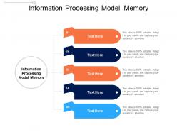 Information processing model memory ppt powerpoint presentation styles objects cpb