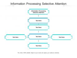 Information processing selective attention ppt powerpoint presentation gallery design ideas cpb
