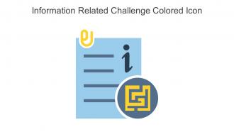 Information Related Challenge Colored Icon In Powerpoint Pptx Png And Editable Eps Format