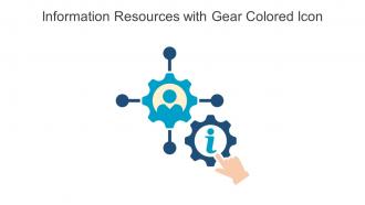 Information Resources With Gear Colored Icon In Powerpoint Pptx Png And Editable Eps Format