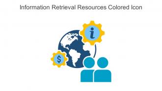 Information Retrieval Resources Colored Icon In Powerpoint Pptx Png And Editable Eps Format
