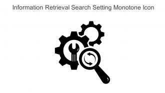 Information Retrieval Search Setting Monotone Icon In Powerpoint Pptx Png And Editable Eps Format