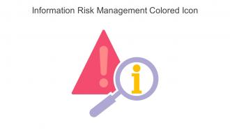 Information Risk Management Colored Icon In Powerpoint Pptx Png And Editable Eps Format