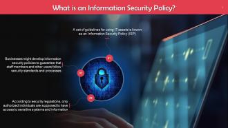 Information Security A Cybersecurity Component Training Ppt Image Content Ready