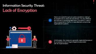 Information Security A Cybersecurity Component Training Ppt Editable Content Ready