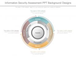 Information Security Assessment Ppt Background Designs