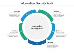 Information security audit ppt powerpoint presentation slides slideshow cpb
