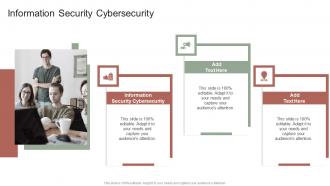 Information Security Cybersecurity In Powerpoint And Google Slides Cpb