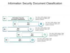 Information security document classification ppt powerpoint presentation infographic cpb
