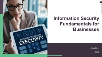 Information Security Fundamentals For Businesses PPT Summary AT