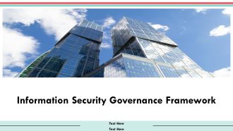 Information Security Governance Framework PPT PowerPoint AT