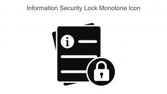 Information Security Lock Monotone Icon In Powerpoint Pptx Png And Editable Eps Format