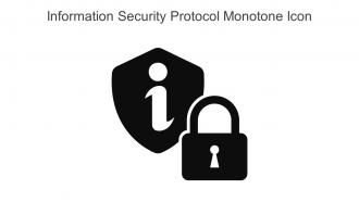 Information Security Protocol Monotone Icon In Powerpoint Pptx Png And Editable Eps Format