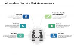 Information security risk assessments ppt powerpoint presentation model graphics example cpb
