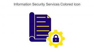 Information Security Services Colored Icon In Powerpoint Pptx Png And Editable Eps Format