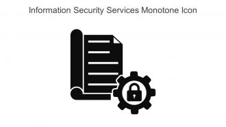 Information Security Services Monotone Icon In Powerpoint Pptx Png And Editable Eps Format