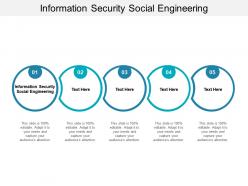 Information security social engineering ppt powerpoint presentation summary styles cpb