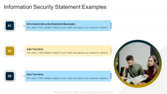 Information Security Statement Examples In Powerpoint And Google Slides Cpb