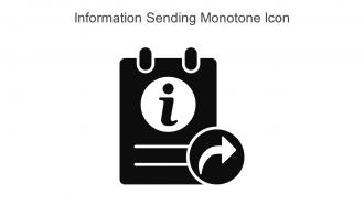 Information Sending Monotone Icon In Powerpoint Pptx Png And Editable Eps Format