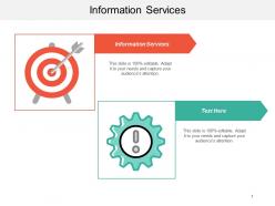 Information services ppt powerpoint presentation ideas background designs cpb
