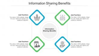 Information Sharing Benefits Ppt Powerpoint Presentation Diagrams Cpb