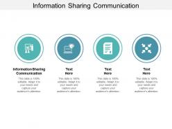 Information sharing communication ppt powerpoint presentation gallery styles cpb