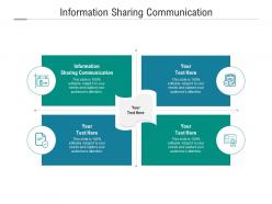 Information sharing communication ppt powerpoint presentation icon samples cpb