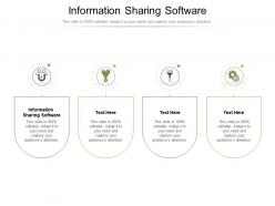 Information sharing software ppt powerpoint presentation infographics backgrounds cpb