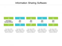 Information sharing software ppt powerpoint presentation outline example file cpb