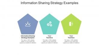 Information sharing strategy examples ppt powerpoint presentation layouts example file cpb
