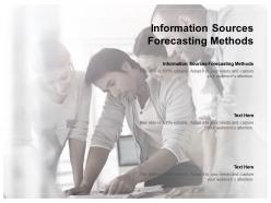 Information sources forecasting methods ppt powerpoint presentation pictures guidelines cpb