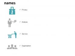 Information strategy analysis sales and shopping team ppt icons graphics