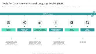 Information Studies Tools For Data Science Natural Language Toolkit Nltk