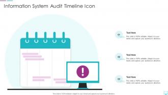 Information System Audit Timeline Icon